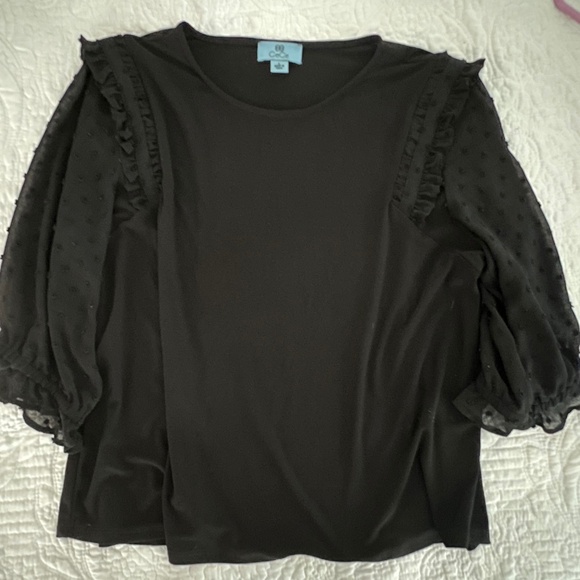 Black CeCe top - Picture 1 of 3